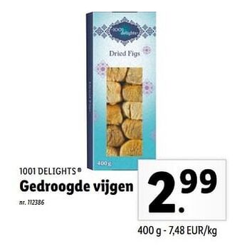 Lidl Gedroogde vijgen aanbieding