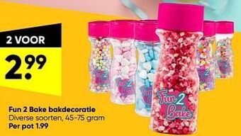 Big Bazar Fun 2 bake bakdecoratie aanbieding