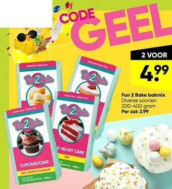 Big Bazar Fun 2 bake bakmix aanbieding