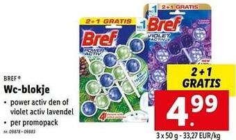 Lidl Wc-blokje aanbieding