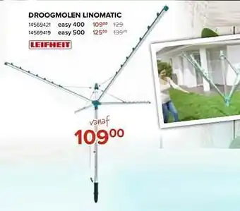 Euroshop Droogmolen linomatic easy 400 aanbieding