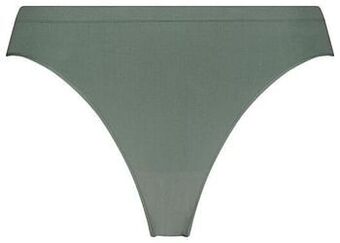 HEMA Dames Slip Naadloos Micro Groen (groen)