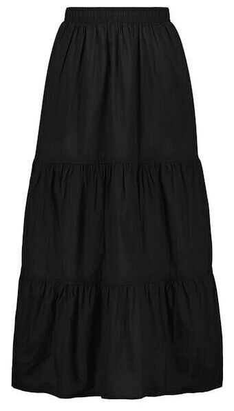 HEMA HEMA Damesrok Lou Met Stroken Zwart (zwart) aanbieding