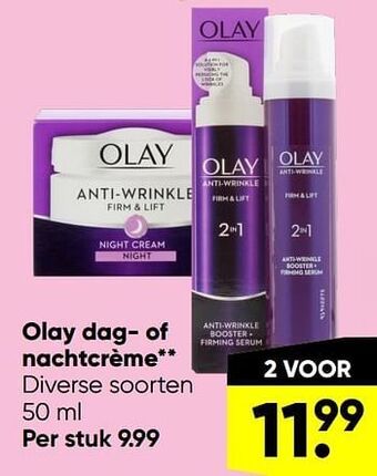 Olay dag- of nachtcrème