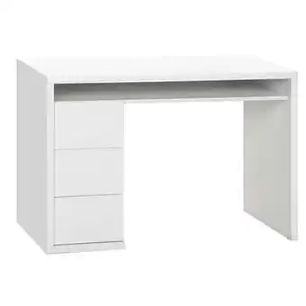 Leen Bakker Bureau Genua - wit hoogglans - 75x110x60 cm - Leen Bakker aanbieding
