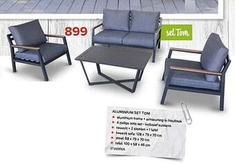Euroshop Aluminium set tom aanbieding