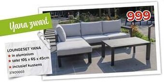 Euroshop Loungeset yana aanbieding
