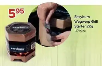 Euroshop Easyburn wegwerp grill starter aanbieding