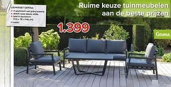 Euroshop Loungeset gerona aanbieding