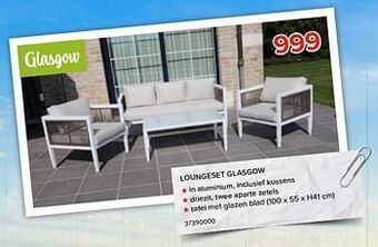 Euroshop Loungeset glasgow aanbieding
