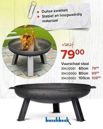 Vuurschaal staal