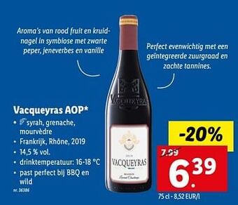 Vacqueyras aop