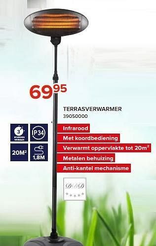 Euroshop Terrasverwarmer aanbieding
