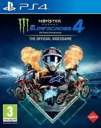 Dreamland PS4 Monster Energy Supercross 4 The official videogame NL/FR aanbieding