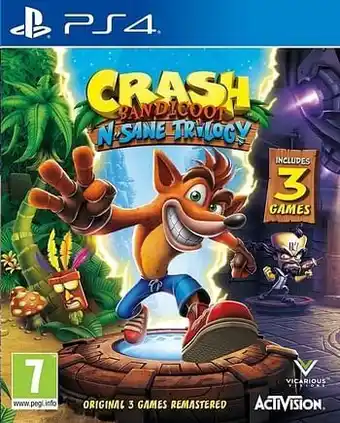PS4 Crash Bandicoot N Sane Trilogy + 2 Bonus Levels ENG