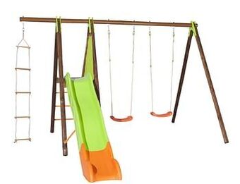 Brico Techwood schommelframe Premium Xalto 329x360x230cm aanbieding