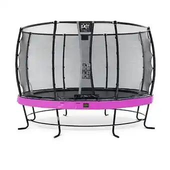 Brico Exit trampoline Elegant Premium + veiligheidsnet Deluxe ø366cm paars aanbieding
