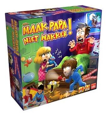 Sshh... maak papa niet wakker!