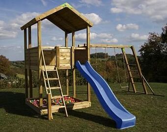 Fox play schommel Sacramento Monkey Bar met blauwe glijbaan