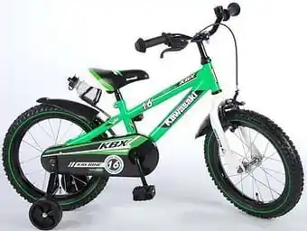 ToyChamp Kawasaki 16" jongensfiets met drinkfles aanbieding