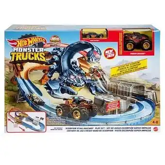 ToyChamp Hot Wheels Monster Trucks Scorpion speelset aanbieding