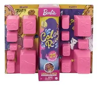 Dreamland Barbie mannequinpop Color Reveal Beach to Party aanbieding