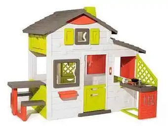 810202 Smoby Friends House met buitenkeuken