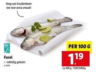 Lidl Forel aanbieding