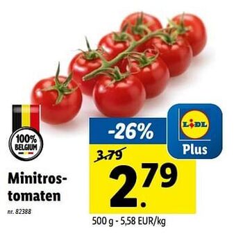 Lidl Minitrostomaten aanbieding