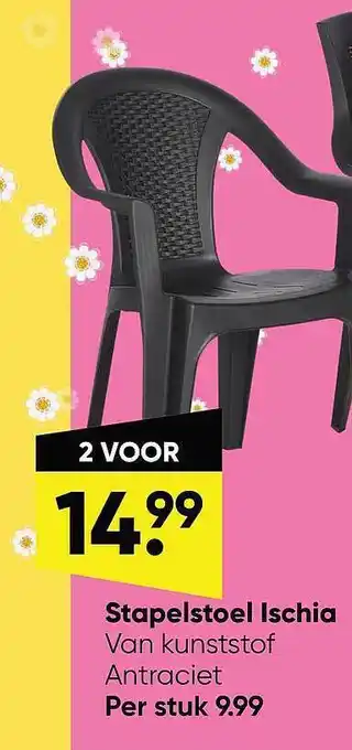 Big Bazar Stapelstoel Ischia aanbieding