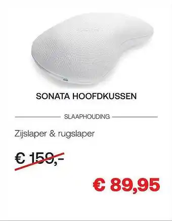 Sonata Hoofdkussen