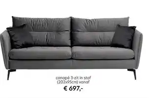 Meubelen Jonckheere Canapé 3-zit In Stof Vanaf aanbieding
