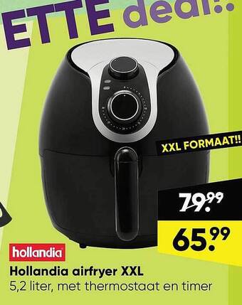 Hollandia Airfryer Xxl