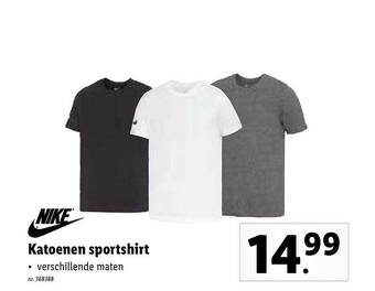 Lidl Katoenen Sportshirt aanbieding