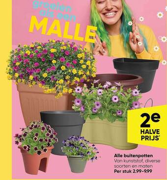Big Bazar Alle Buitenpotten aanbieding