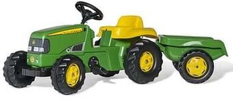 ToyChamp Rollykid John Deere met trailer aanbieding