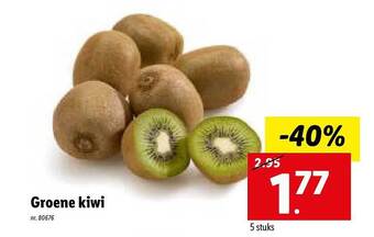 Lidl Groene Kiwi aanbieding