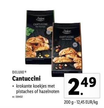 Lidl Cantuccini aanbieding