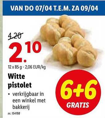 Lidl Witte Pistolet aanbieding