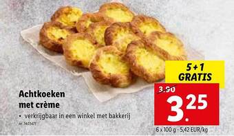 Lidl Achtkoeken Met Crème aanbieding