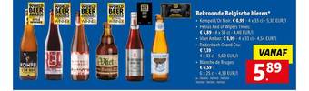 Lidl Bekroonde Belgische Bieren aanbieding