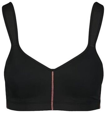 HEMA HEMA Voorgevormde Sportbh Medium Support Zwart (zwart) aanbieding