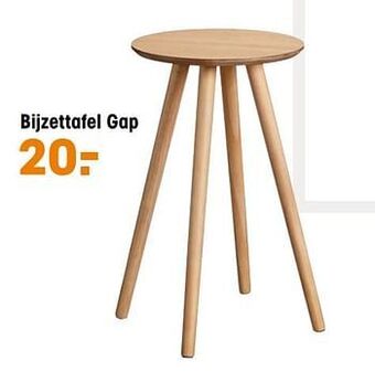 Kwantum Bijzettafel gap aanbieding