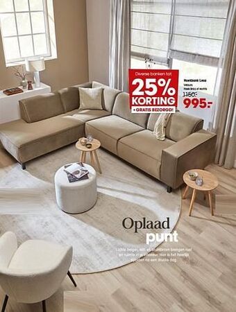 Kwantum Hoekbank lesa aanbieding