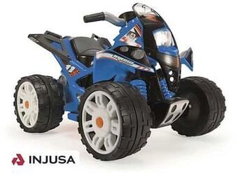 ToyChamp The Beast 12v quad blauw met 12 volt motor aanbieding