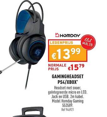 Trafic Gamingheadset Ps4 Xbox aanbieding