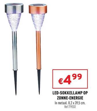 Led Sokkellamp Op Zonne Energie