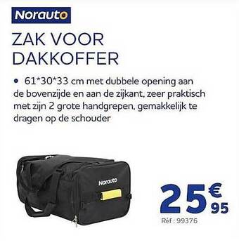 Auto5 Norauto Zak Voor Dakkoffer aanbieding