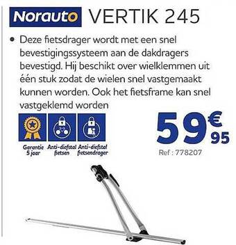 Auto5 Norauto Vertik 245 aanbieding