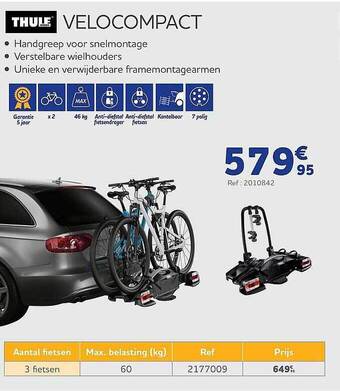 Auto5 Thule Velocompact aanbieding